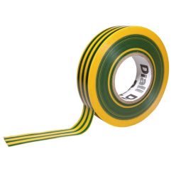 Cinta aislante 19 mm x 33 m am-ver diall