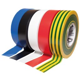 Pack cinta aislante 33x19 mm Diall 5 uds