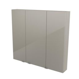 Mueble de baño auxiliar suspendido Imandra color topo 90x100x15cm