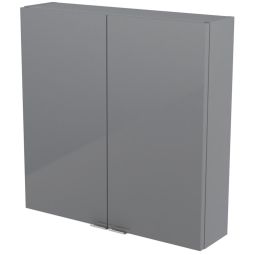 Armario de baño Imandra color gris 60x60x15cm