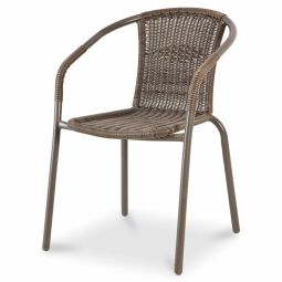 Silla de jardín 52,5x76x62cm de acero Bari GoodHome
