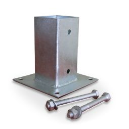 Soporte metálico para atornillar 9 x 9 cm Blooma