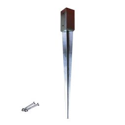 Soporte metálico para clavar 9 x 9 cm Blooma