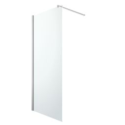 Mampara de ducha fija transparente 195x90cm beloya