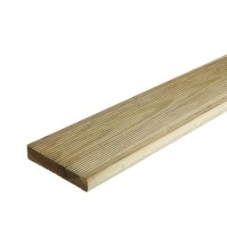Lama de terraza "don" 240 x 9,5 x 2 cm madera verde