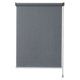 Estor enrollable translúcido gris "iggy" 60x180 cm