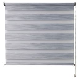 Estor enrollable noche y día gris "kala" 90x180 cm