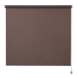 Estor enrollable opaco marrón "boreas" 90x180 cm