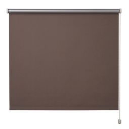 Estor enrollable opaco marrón "pama" 90x195 cm