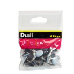 Deslizador mueble patín con clavo ø 19 mm diall 16 uds