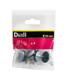 Deslizador mueble patín con clavo ø 25 mm diall 4 uds