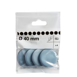 Deslizador mueble patín adhesivo ø 40 mm 4 uds