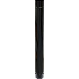 Tubo estufa vitrificado con llave - ø 120 mm