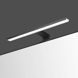 Kibath aplique LED gue 12w de 45 cm acabado negro mate 6000 k de aluminio