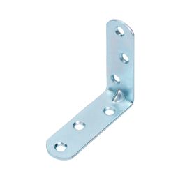Escuadra con nervio puntas redondas 80 x 80 x 19 mm