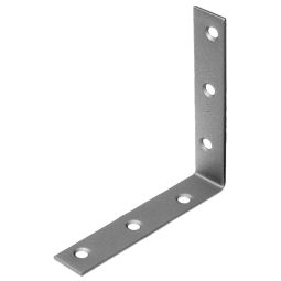 Escuadra para poste caras desiguales 120 x 80 x 35 mm