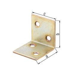 Escuadra de ensamblaje ancha caras iguales 60 x 60 x 60 mm