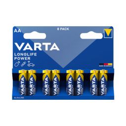 Pack 8 pilas alcalinas aa varta