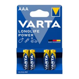 Pack 4 pilas alcalinas aaa varta