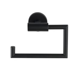 Portarrollos de acero inoxidable Bosio negro