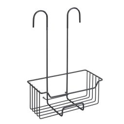 Cesto de baño acero inox negro milo