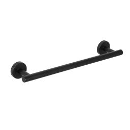 Toallero barra de acero inoxidable Bosio 40cm negro