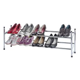 Zapatero extensible cromo 35x64 cm