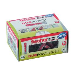 Tacos Duopower 6 x 30 mm Fischer 100 uds