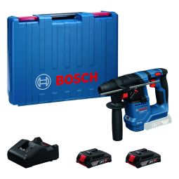 Martillo 18V dos baterías 2Ah/Hora 1,5J Bosch azul