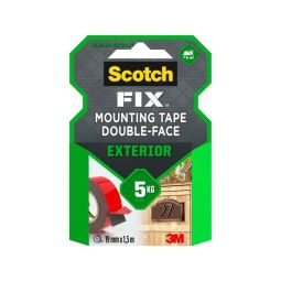 Cinta doble cara exterior 19mmx1,5m 3M