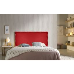 Cabecero lirio polipiel rojo 190