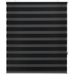 Blindecor lira | estor enrollable noche y día 120x250  negro