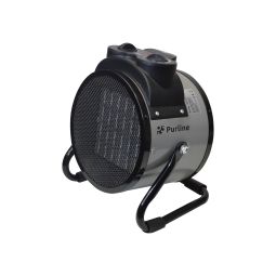 Calefactor industrial en gris