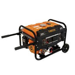 T – mech generador portátil monofásico a gasolina 3300w 7hp 12l