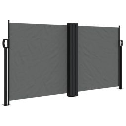 vidaXL toldo lateral retráctil gris antracita 120x1200 cm