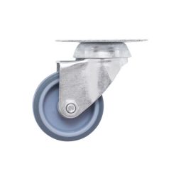 Rueda giratoria ø 5 cm con pletina