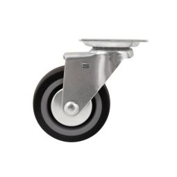 Rueda giratoria ø 7,5 cm con pletina