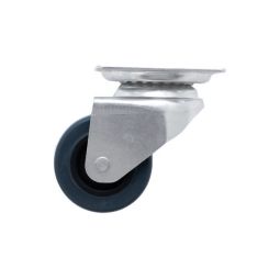 Rueda giratoria doble ø 5 cm con pletina