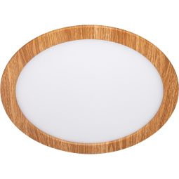 Downlight led redondo efecto madera 30cm AllInOne