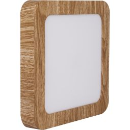 Downlight led cuadrado efecto madera 22cm AllInOne