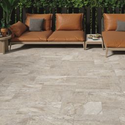 Suelo porcelánico piedra gris 30x60cm C2 Volfy