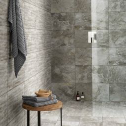 Azulejo shaded slate grey decor 30x60 cm