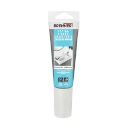 Sellador baños y cocinas 100 ml transparente brenner