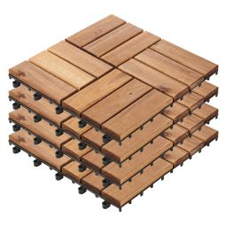 Baldosa 30x30cm acacia paquete 4 piezas