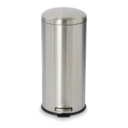 Cubo basura cocina pedal acero inox gerra 30l