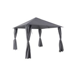 Carpa de acero gris Shamal 2,7x3x3m Goodhome