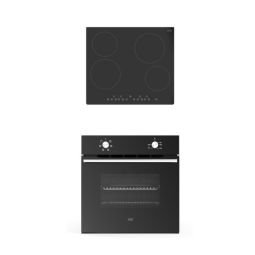 Pack placa vitrocerámica + horno estático Cooke & Lewis
