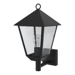 Aplique Exterior Ascendente 4 Caras Negro Carpia