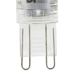 Pack de 2 bombillas led g9 300lm 22,6w luz cálida
