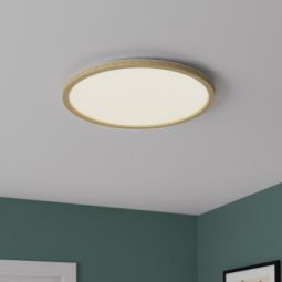 Plafón LED Medeas madera 24 W